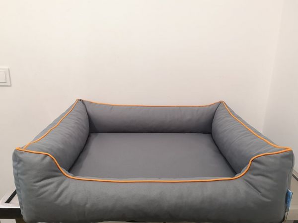 Sofá cama Xtreme cinza\laranja M