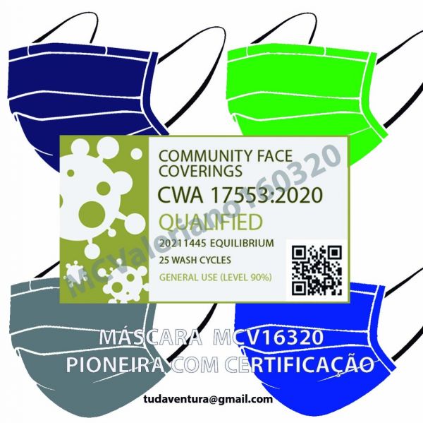 Máscara reutilizável MCV160320