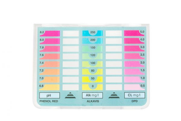 Kit de teste de piscina - pH + Cloro livre