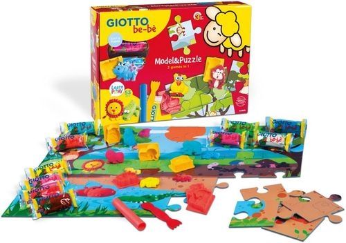 SET PASTA MODELAR GIOTTO BE-BE MODEL & PUZZLE